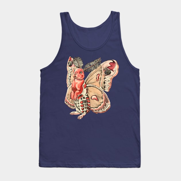 Rabbit Moth Tank Top by RaLiz